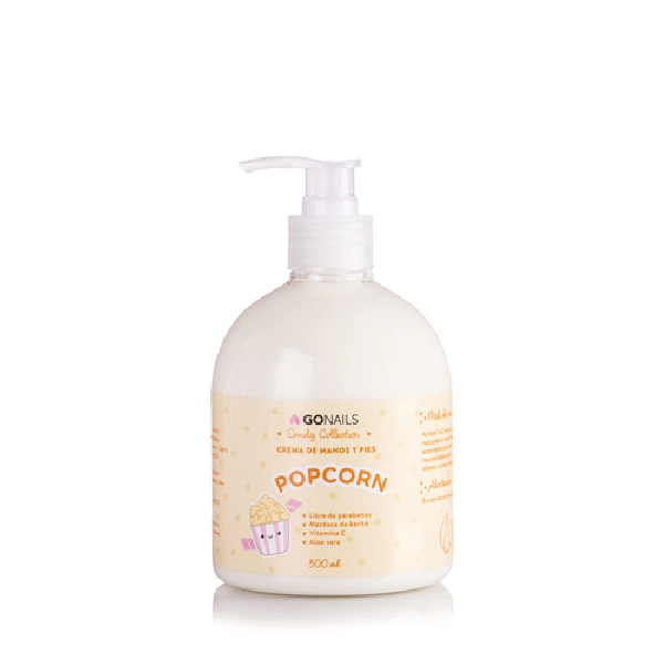 Foto Principal GO NAILS Crema de manos y pies Popcorn - 500 ml